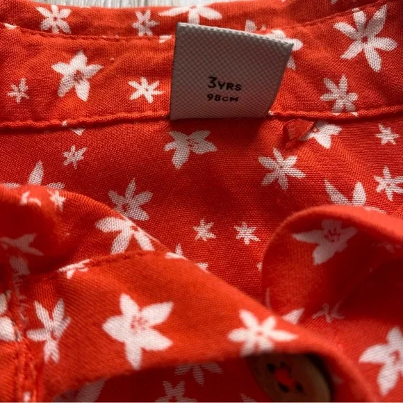 Knot Tie toddler blouse - Picture 6 of 7